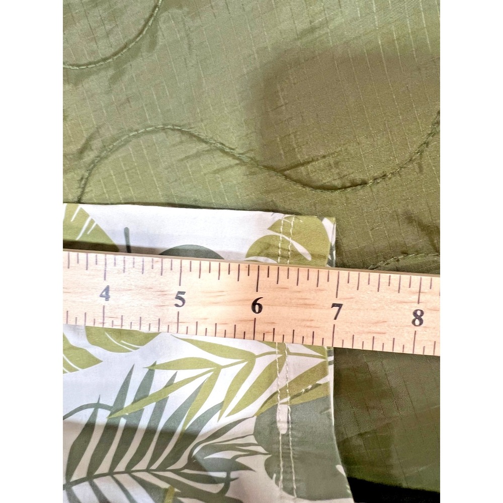 NWT Mountain Khakis Poplin Deck Shorts XL Leaf Print Stretch 7" Inseam Summer - Picture 12 of 13
